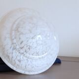 Art deco ceiling light/wall light/lamp in clichy glass