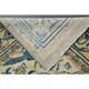 Vintage Turkish Oushak Handmade Wool Cotton Brown Runner Rug 127x310