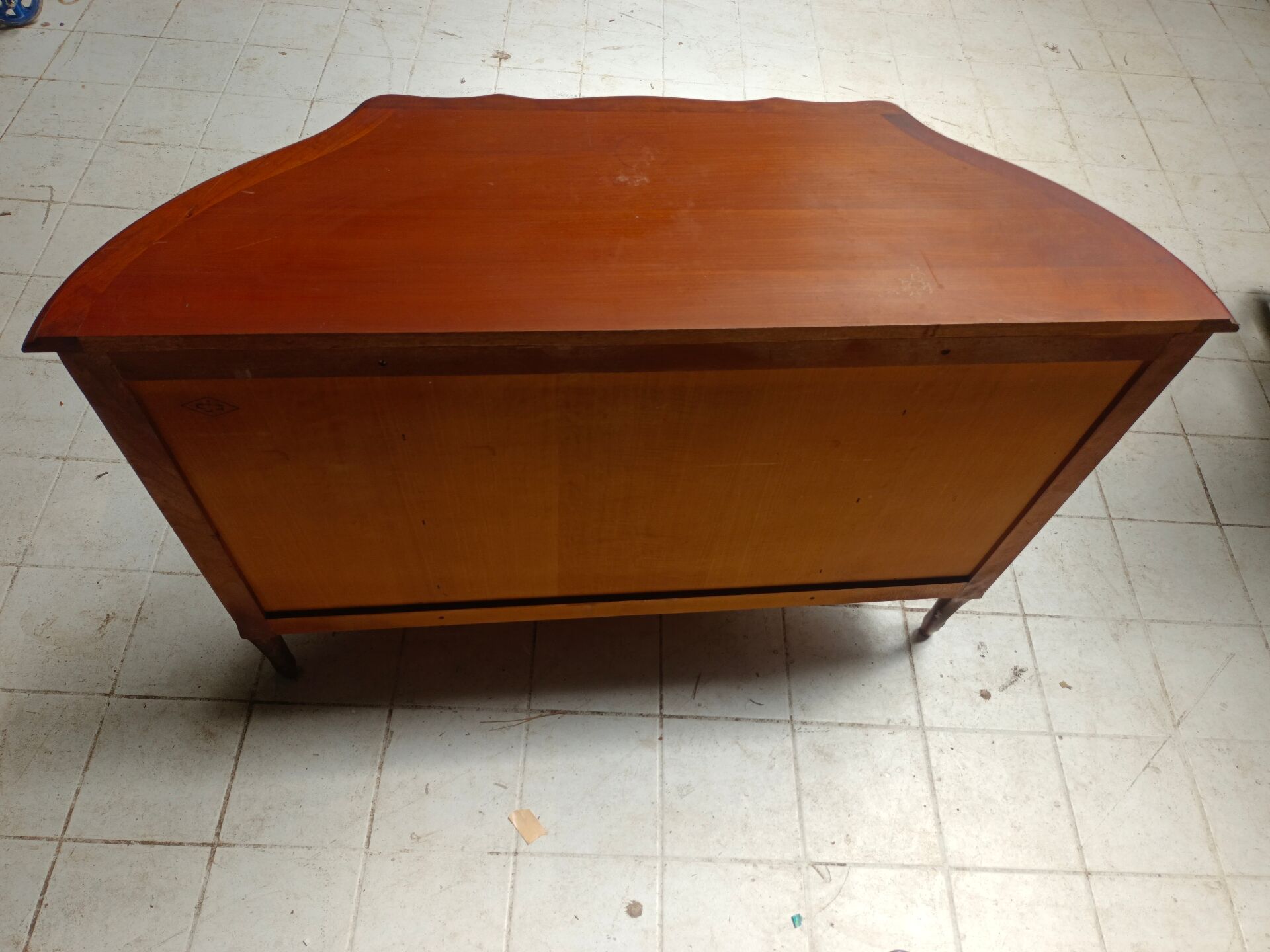 Low furniture in solid cherry wood