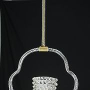 Extraordinary Clear Rostrato Murano Glass Chandelier by Barovier & Toso, 19