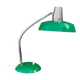 SIS type 835 - large desk lamp in green lacquered metal and chrome - 1960
