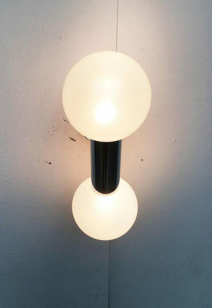 Vintage Space Age wall lamp by Motoko Ishii for Staff, 1970s.