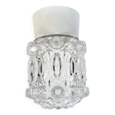 Plafonnier en porcelaine blanche vintage, années 1970