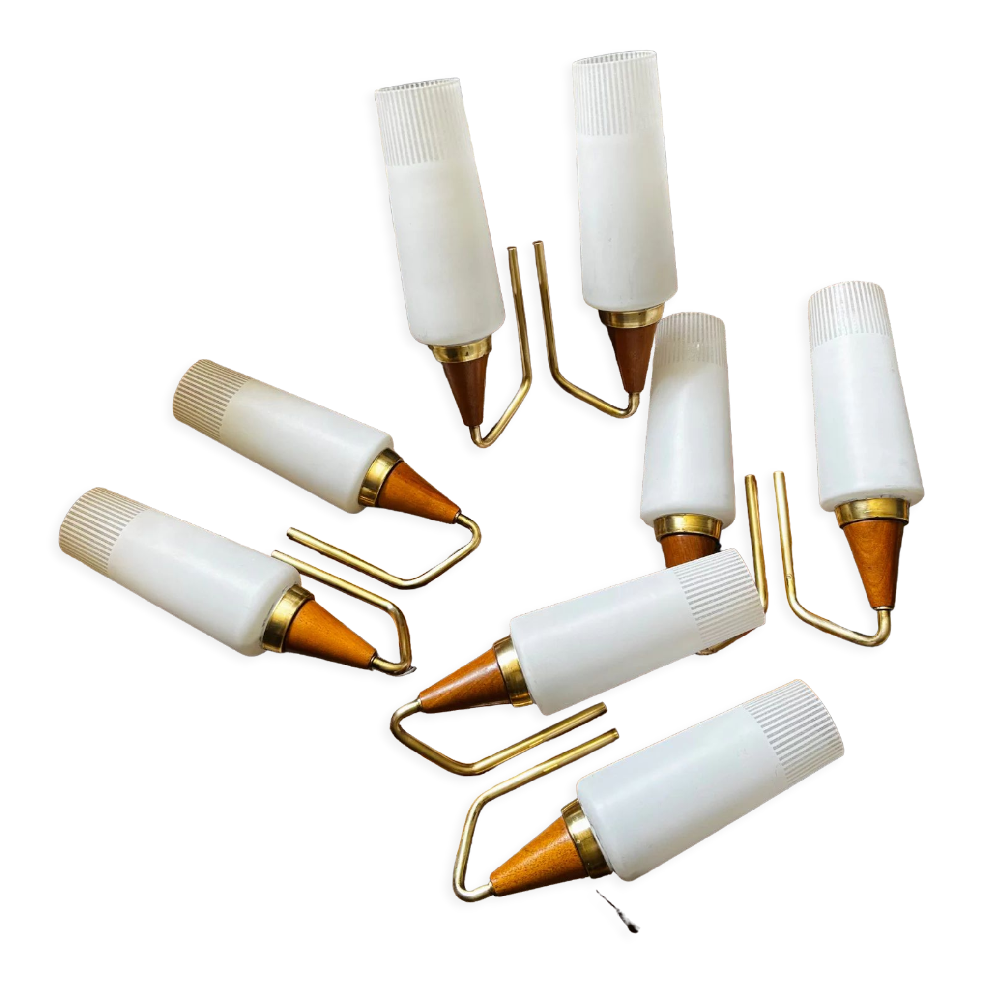 Pair of Scandinavian wall lights 1960