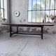 Solid oak table 1900 drapery style XL 280cm with extensions