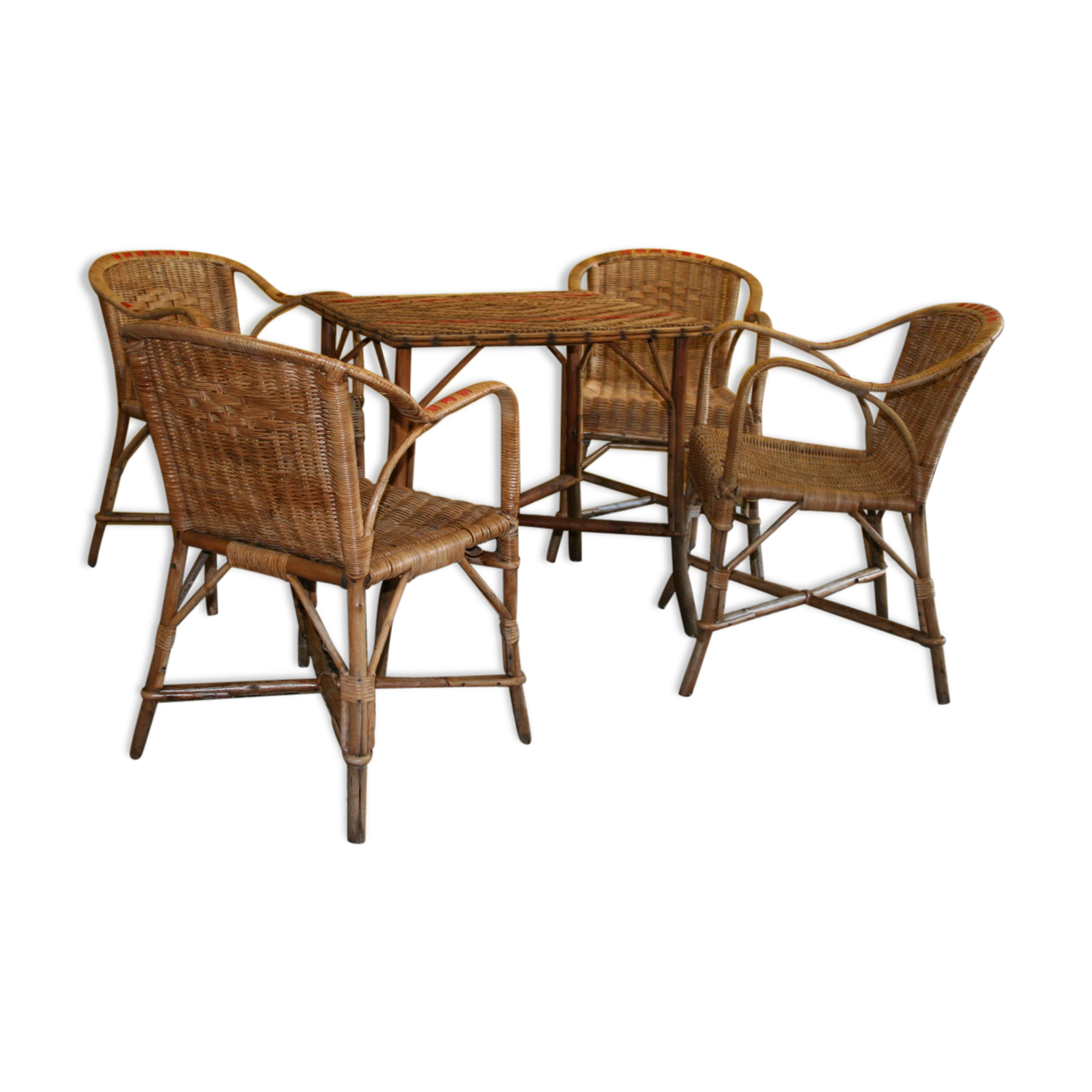 Rattan garden furniture