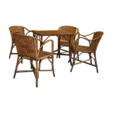 Rattan garden furniture
