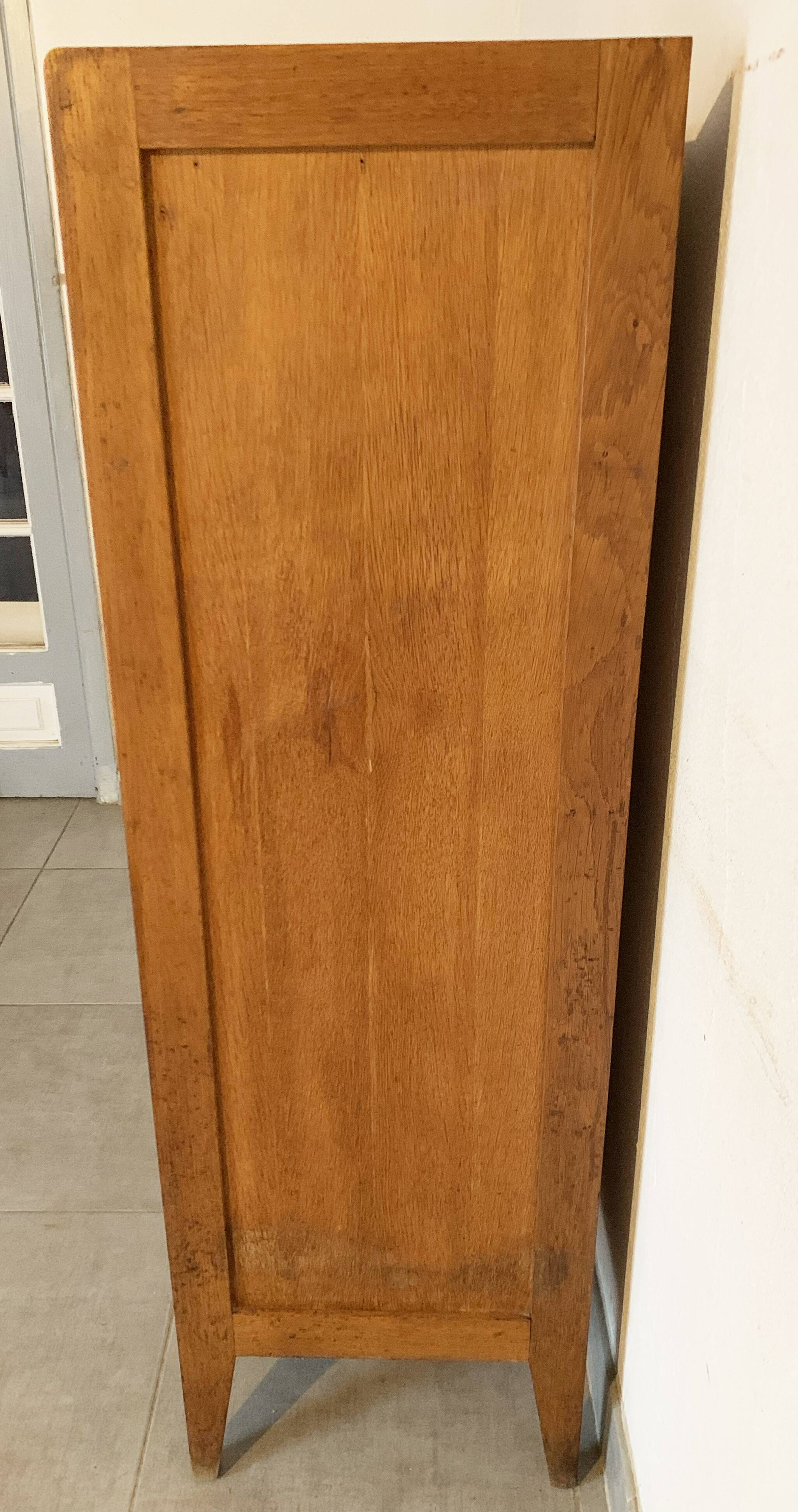 Vintage secretary of the 50s in oak