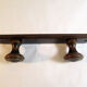 Wooden wall coat rack 2 hooks