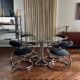 Dining table / 4 Rudi Bonzanini chairs Tecnosalotto, Italy 197