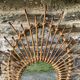 mirror glass sun Mid-Century in Bamboo & Rush, Vintage - No. 2