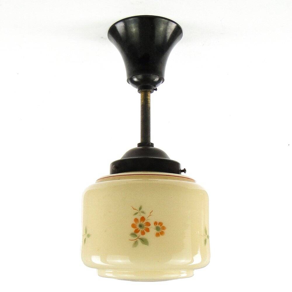 Lampe suspendue Art Déco, Allemagne, années 1950