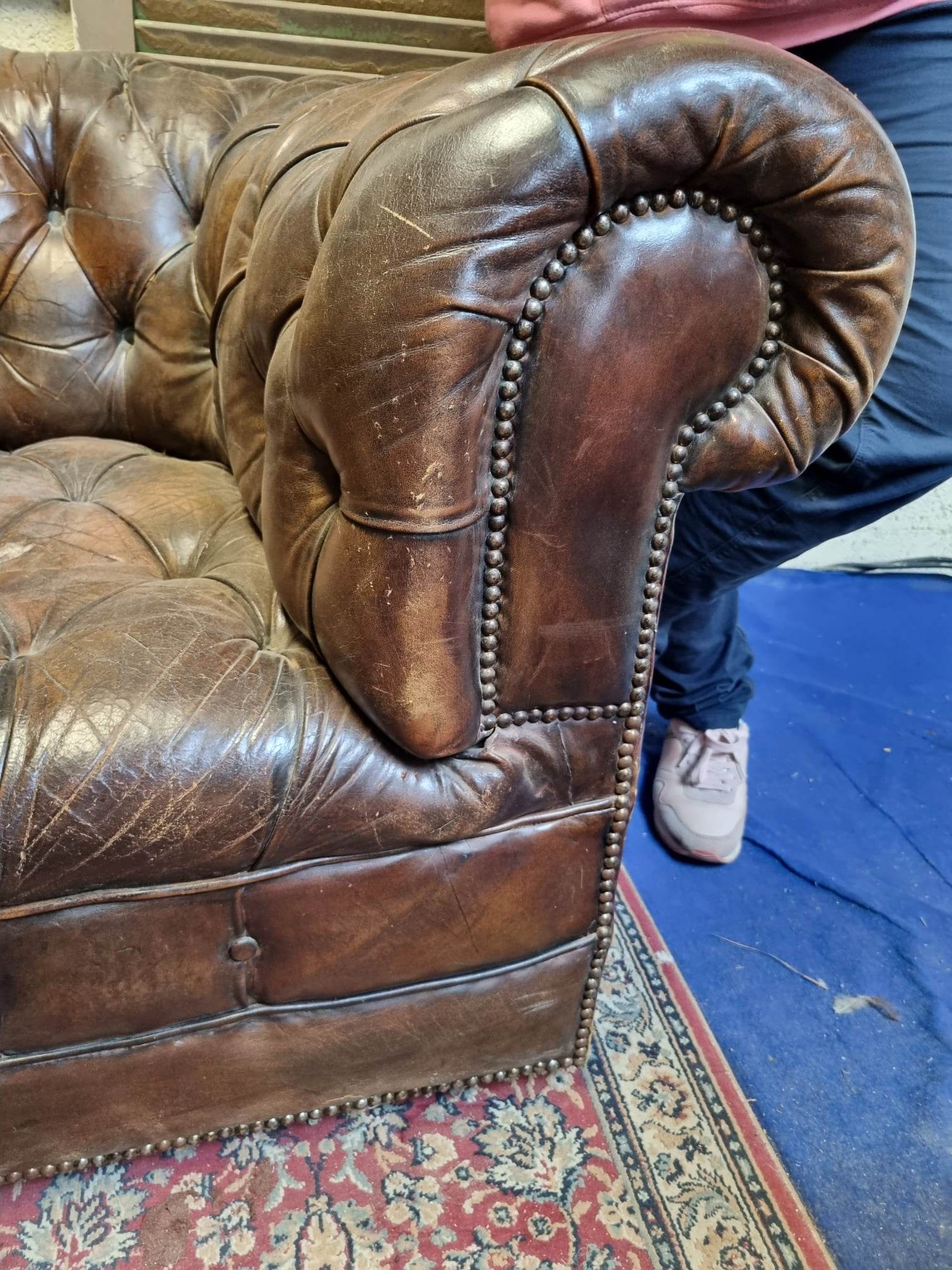 Antique chesterfield sofa