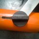 Wall spot wall lamp Italian orange ceiling lamp vintage 100%70 Targetti Sankey