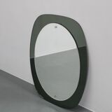 1980s Oval Italian Mirror