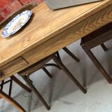 Old oak brewery table