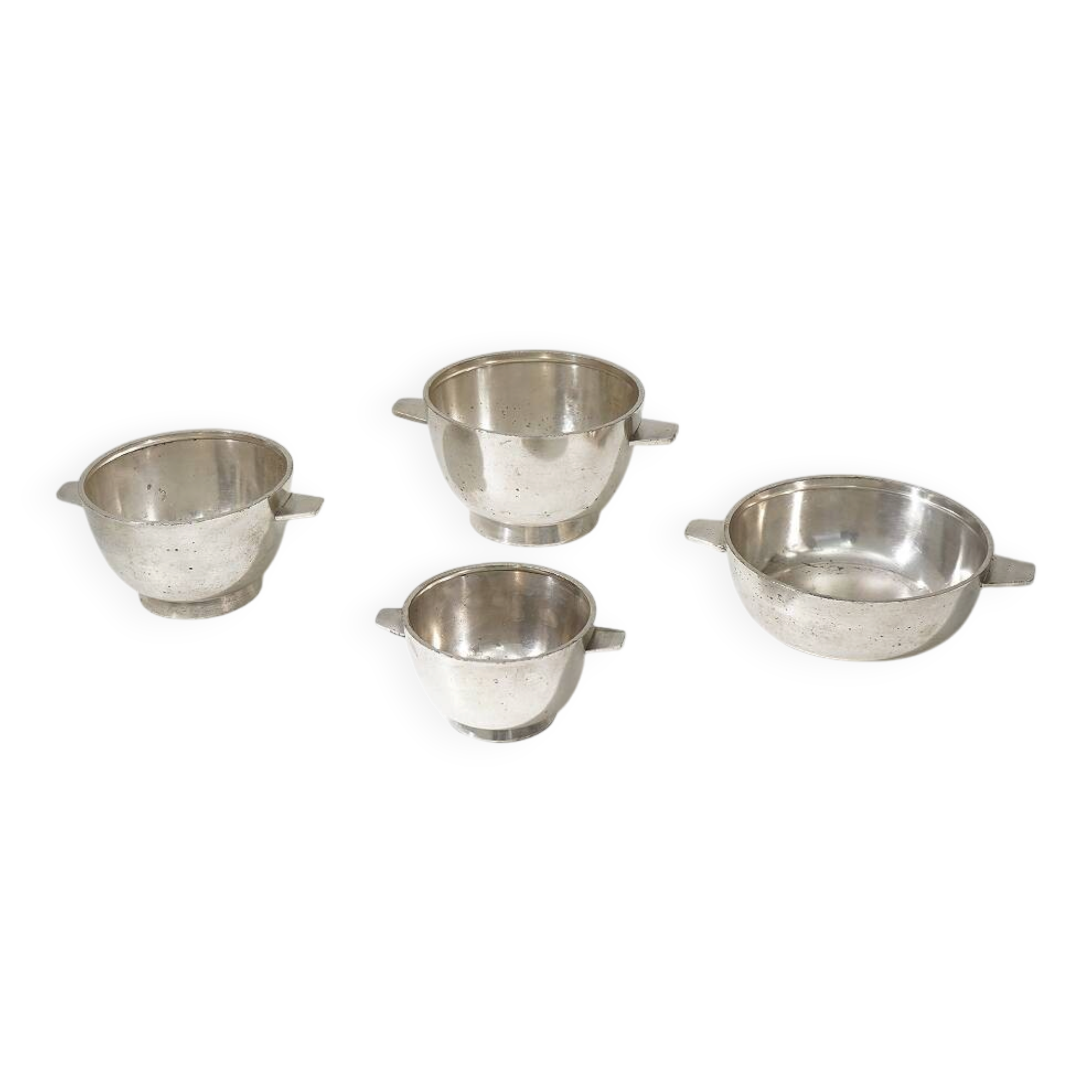Set of 4 bowls by Gio Ponti for Fratelli Calderoni, 1950s