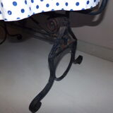 Cradle or cradle in wrought iron 1900