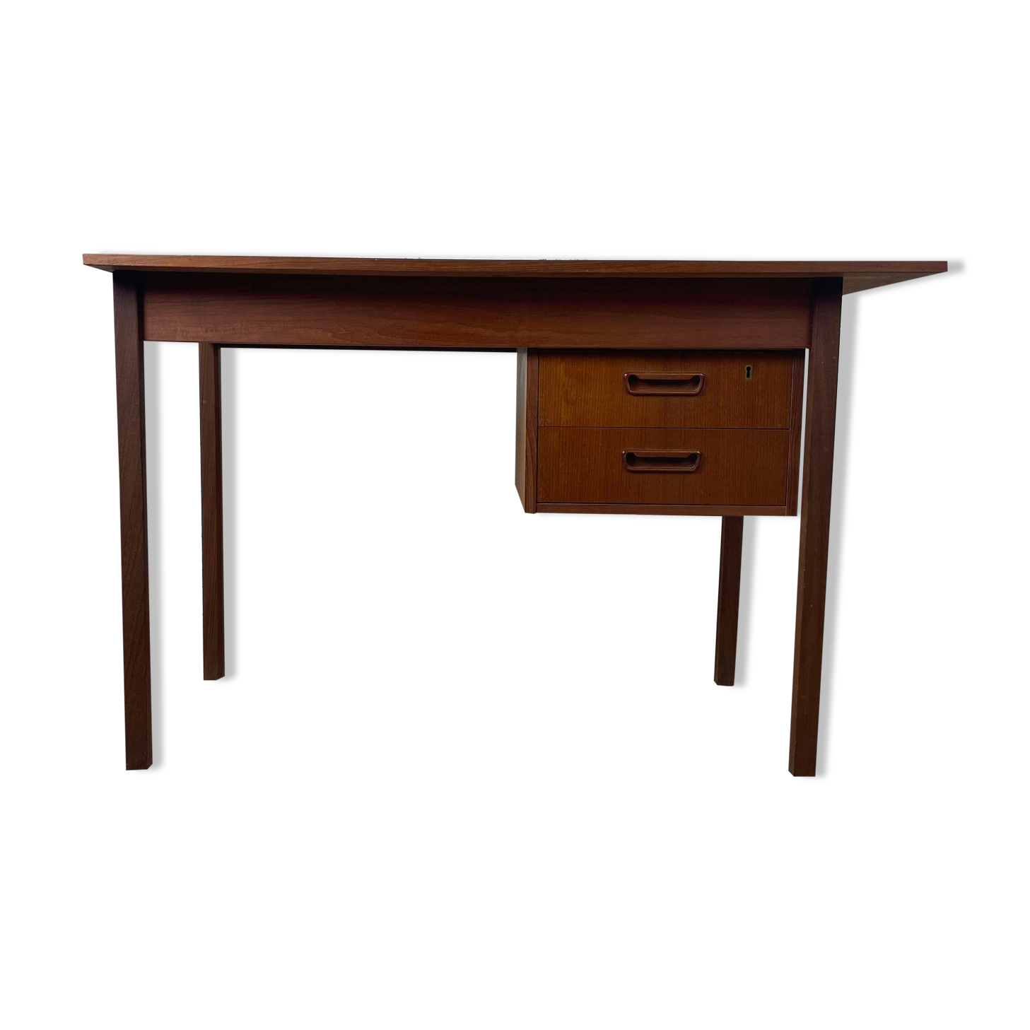 Vintage Scandinavian teak desk, 60s