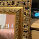 Exceptional antique large mirror in Louis XV style – Openwork gilded frame