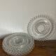6 glass dessert plates
