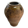 Glazed terracotta jar