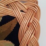 Painting canvas "birds of paradise", vintage 1960