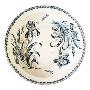 Badonviller dish, Iris model, ca. 1950