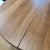 Vintage farmhouse coffee table with flaps