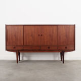 Teak highboard, Danish design, 1960s, production: Denmark
