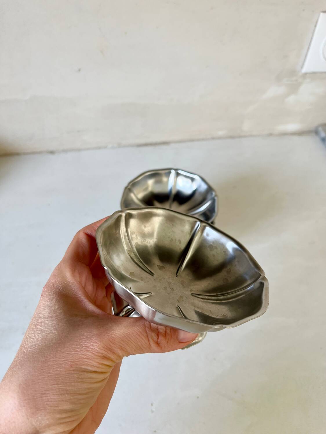 4 coupes à glace en inox