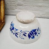 Old bowl blue flowers