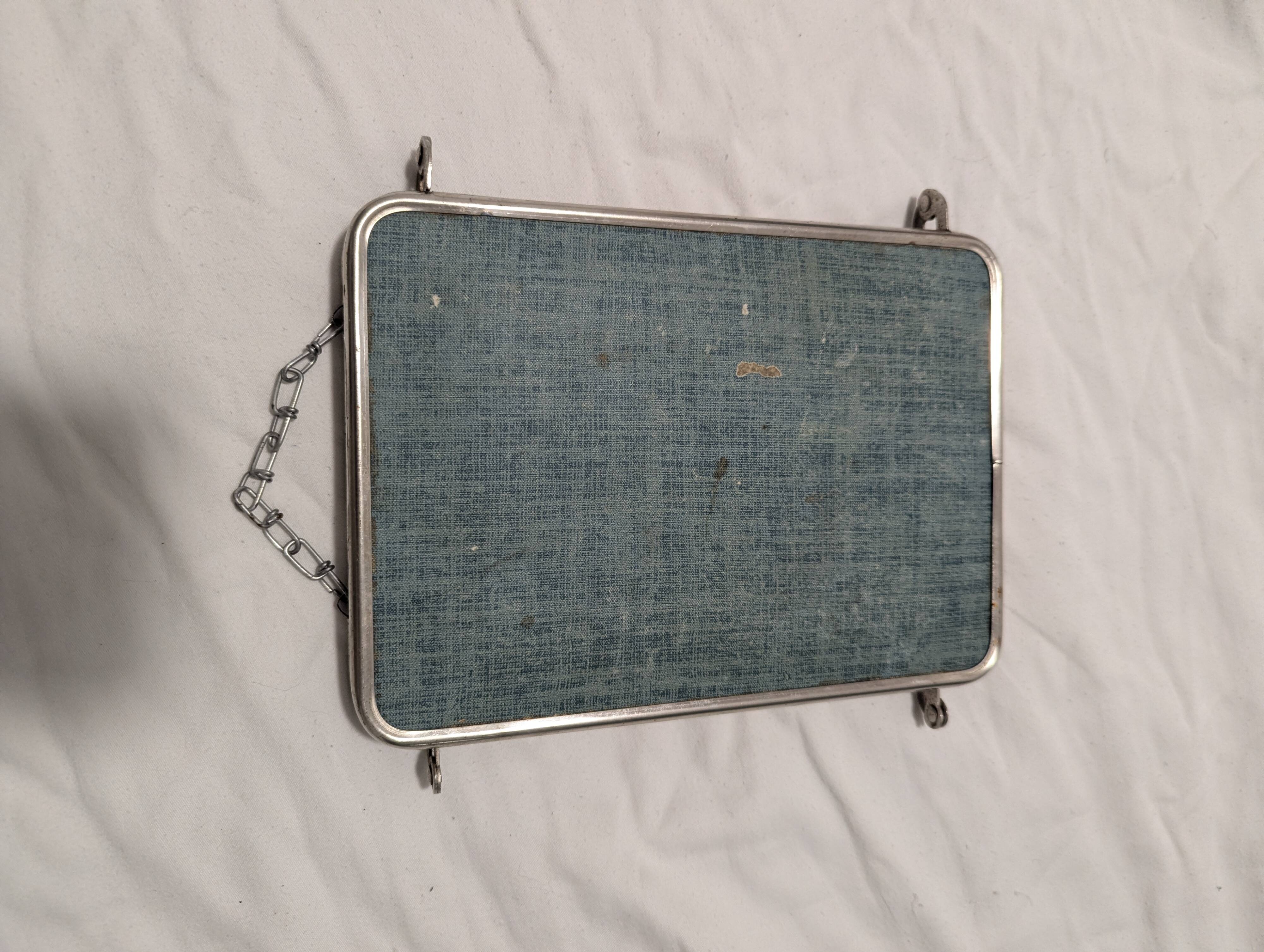 1950s triptych barber mirror