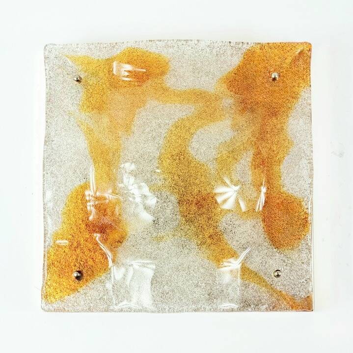 Mid Century Murano Glass Ceiling Light by Toni Zuccheri for Mazzega, 1970s