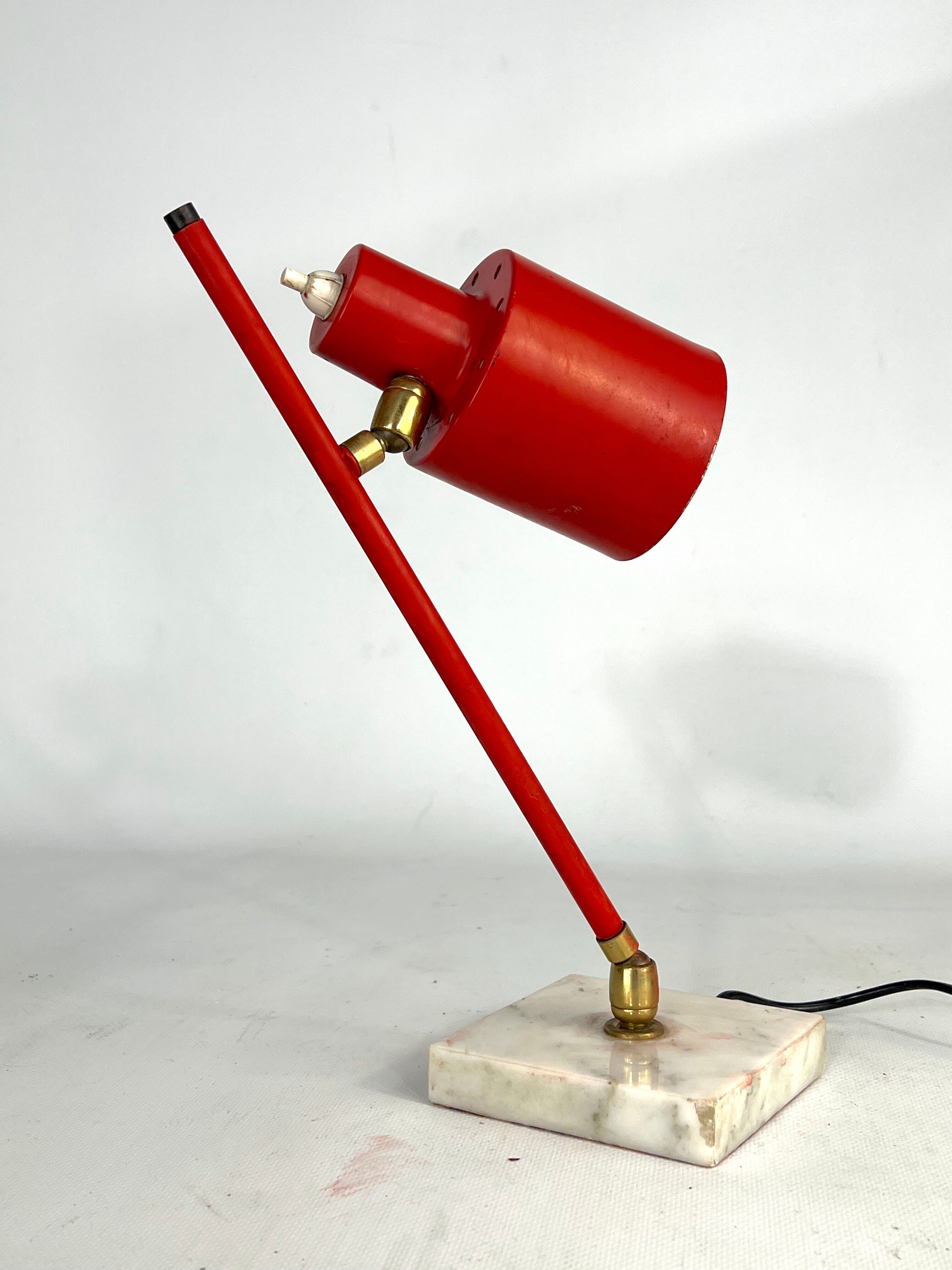 Mid-Century Orientable Stilux Milano table lamp from 50s