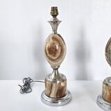 Pair of vintage egg lamps 1970