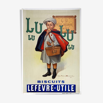 Affiche ancienne LU