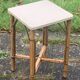 Vintage rattan and wicker side table, bedside table, side table