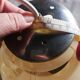 Vintage marbled Murano glass pendant light.