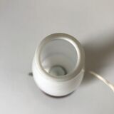 Lamp tripod teak and opaline 1960