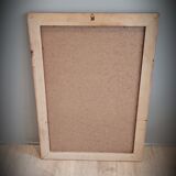 Classic wooden mirror 50x70