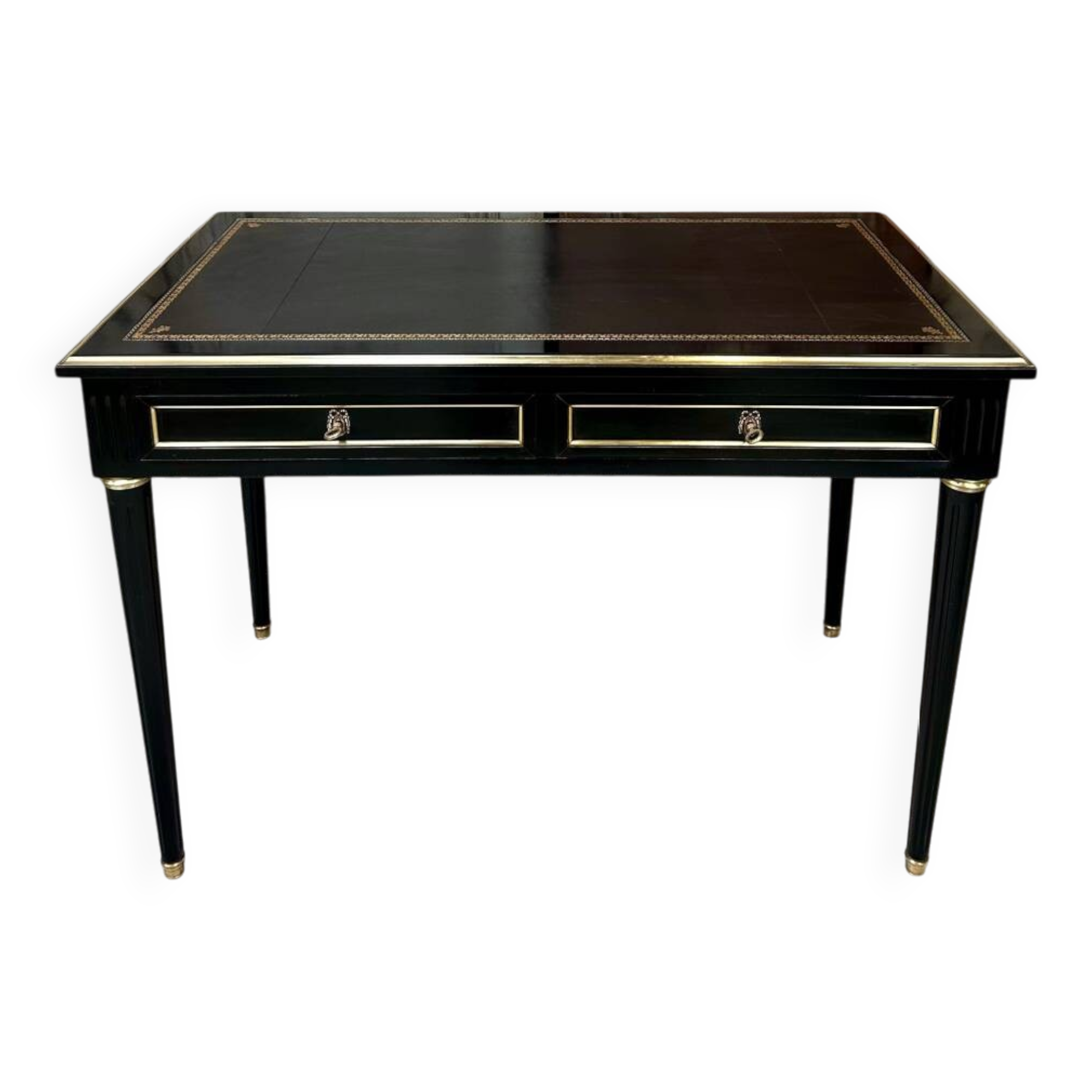 Small black Louis XVI style desk
