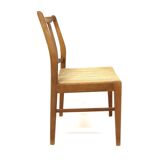 Set of 4 Scandinavian beech chairs, Sweden, 1960