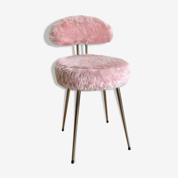 Pelfran rose moumoute chair