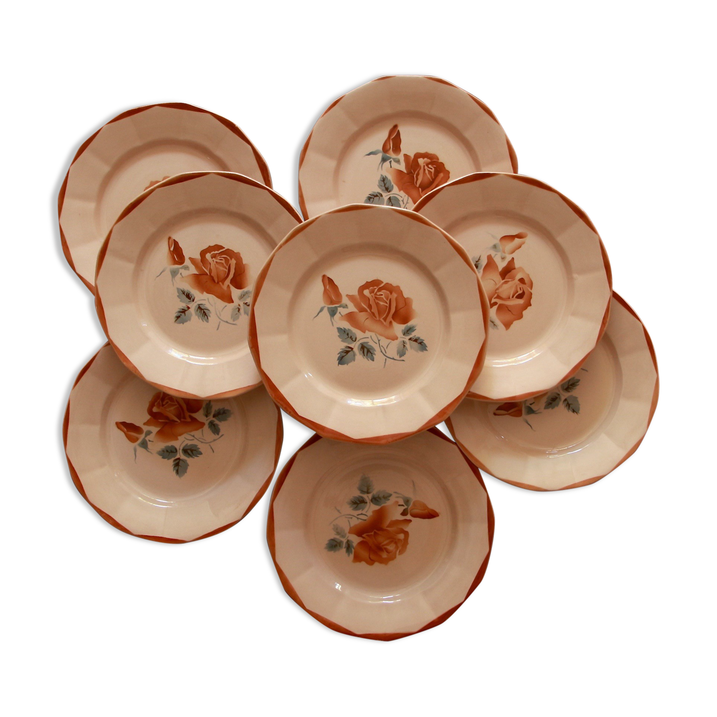 Assiettes plates DIgoin