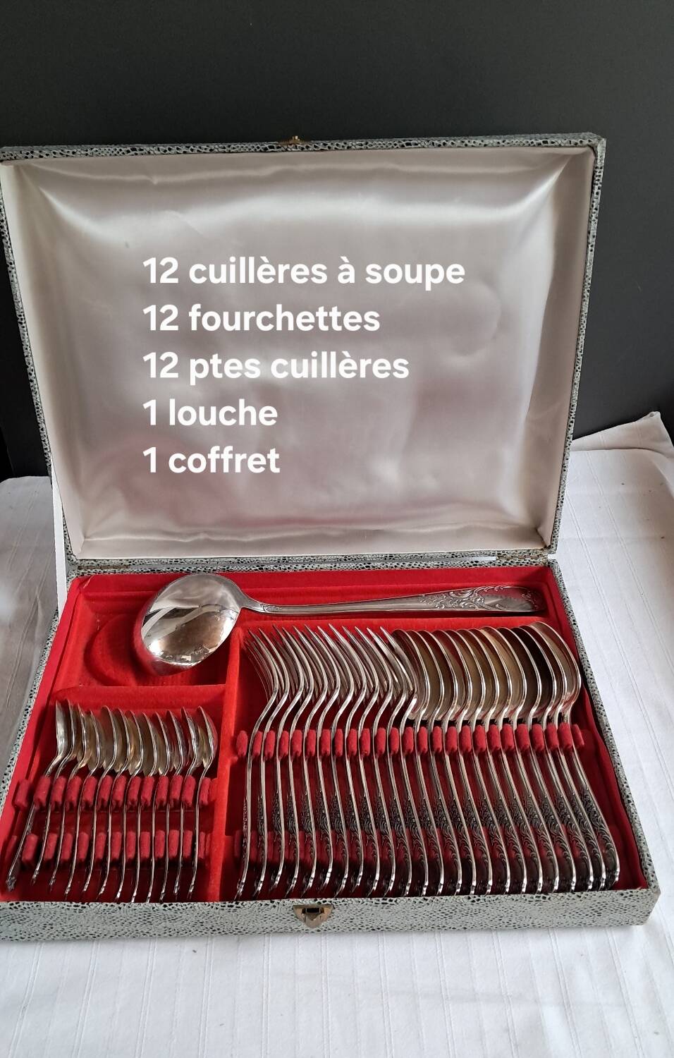 64-piece cutlery set Alfenide