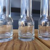 3 soliflores en verre minimalistes