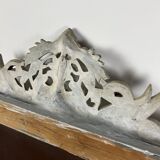 Grand miroir Venitien aux Cygnes, Glace Murano du XIXe siècle biseauté 133