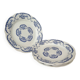 Set of 4 Vintage Digoin Sarreguemines “Cordoue” Dessert Plates – Made