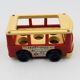 Set of 4 Fisher-Price wooden toys from the 1960s